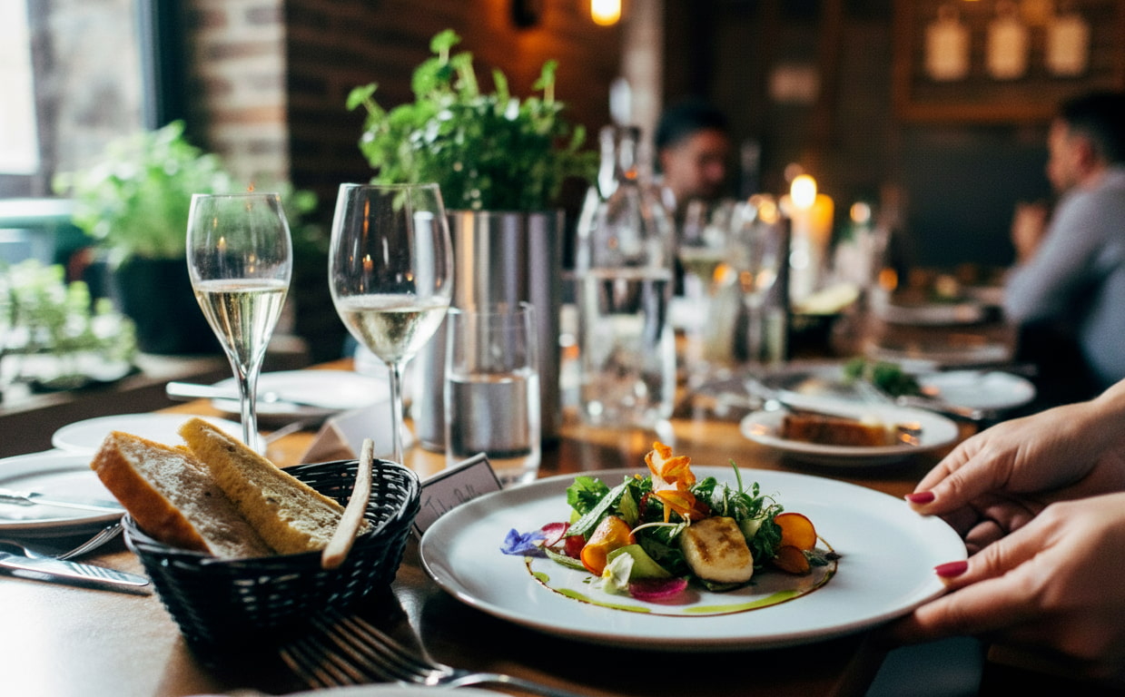 Fresh farm-to-table dining at Harvest Table